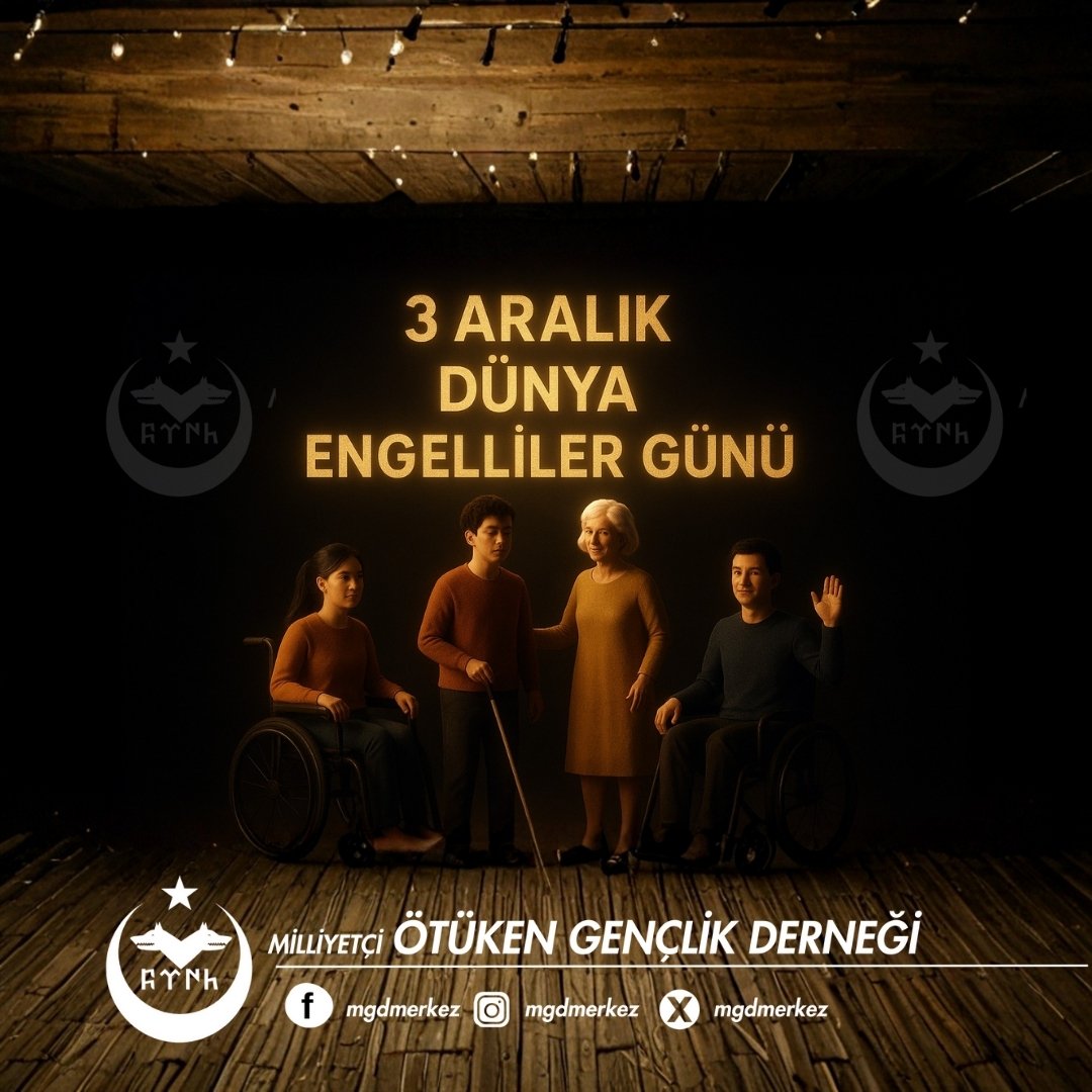 3 Aralık Dünya Engelliler Günü...

En Büyük Engel Sevgisizliktir.