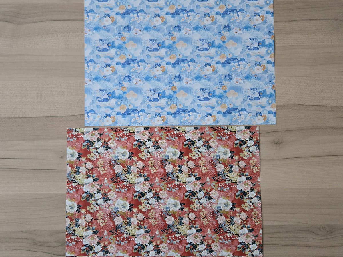 ✧様見積もりページ 12月中旬 きもの柄12th デザインペーパー❀ 新年に向けて準備いたしました