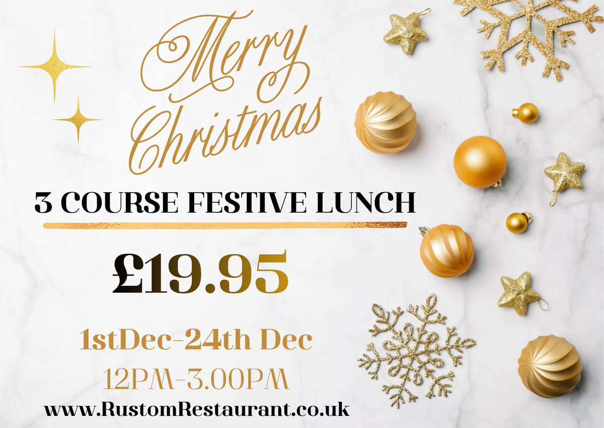 RustomRestaura1's tweet photo. Limited #Availability 🎄Book Now to have a fantastic #Christmas celebration🎉
https://t.co/KVZLolGwGo
0131 337 7920

#newyear #offer #indiancuisine #pakistani #Edinburgh #indianfood #festiveseason https://t.co/XPlh0KHCtF