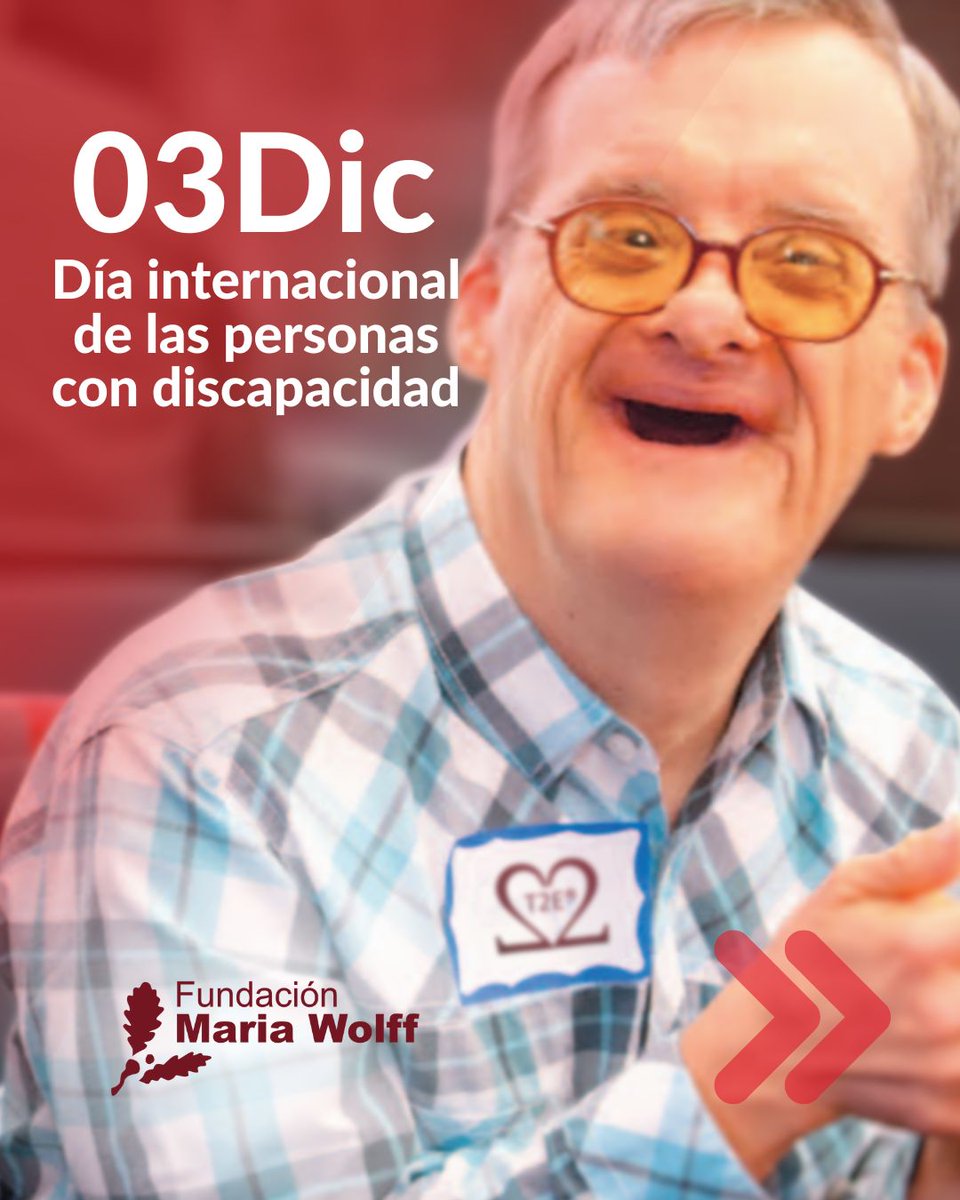 FundMariaWolff's tweet photo. #díainternacionaldelaspersonascondiscapacidad https://t.co/3cjkjOH7GZ