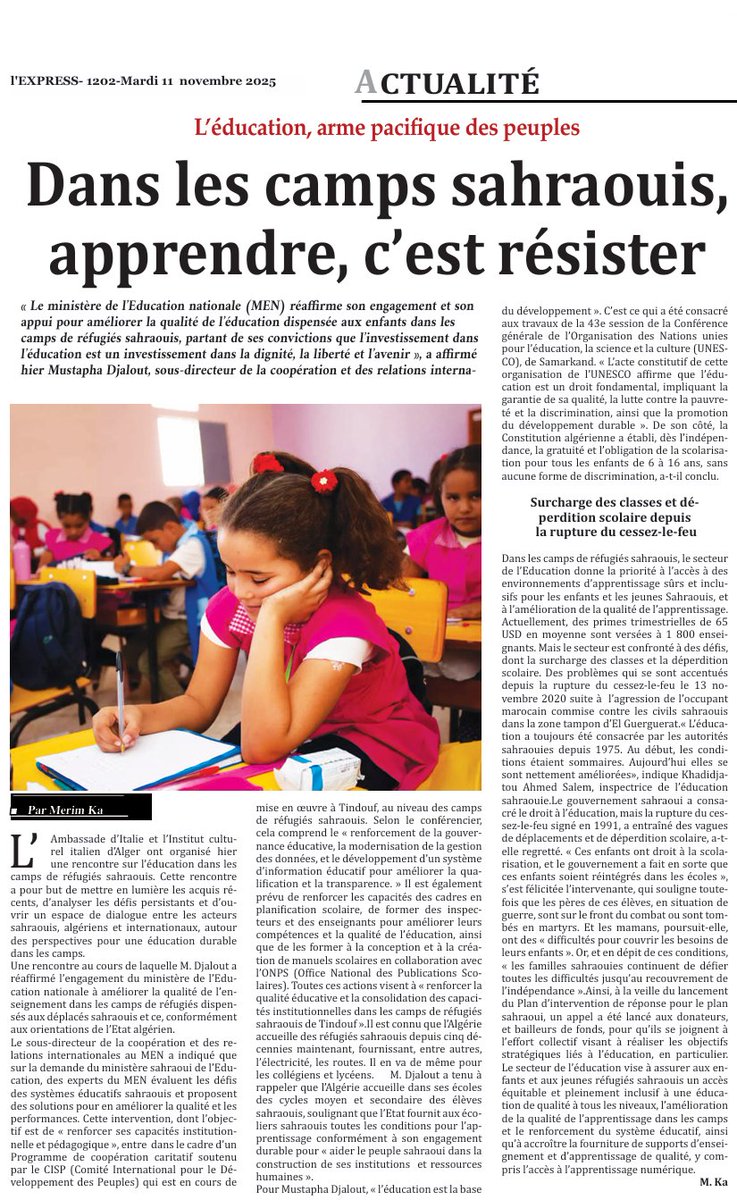 CISP Algérie tweet media