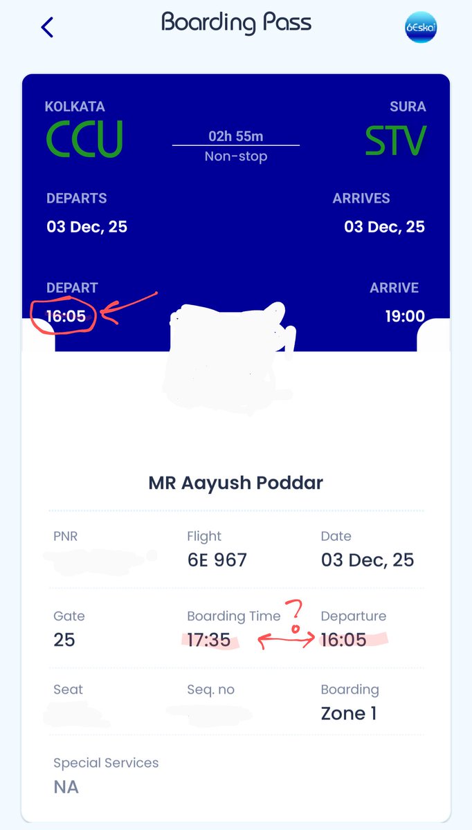 Hey <a href="/IndiGo6E/">IndiGo</a>,
I would love to but I can't board this flight in time before it departs, can you maybe help me out. 
<a href="/AAI_Official/">Airports Authority of India</a>