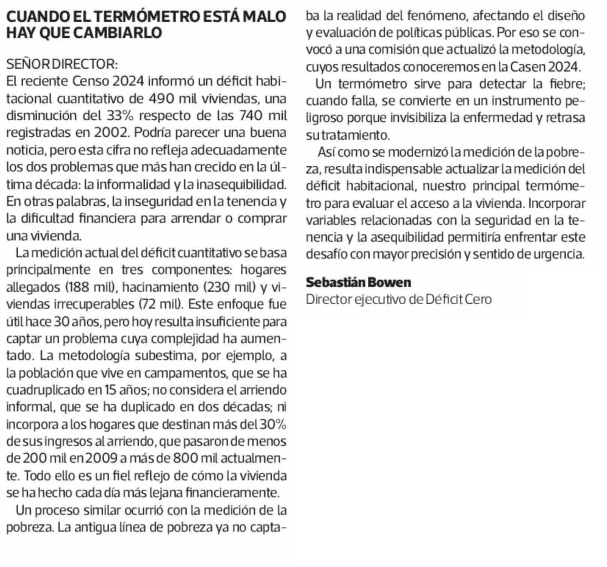 Cuando el termómetro está malo, hay que cambiarlo, por <a href="/sebastianbowen/">Sebastián Bowen</a>