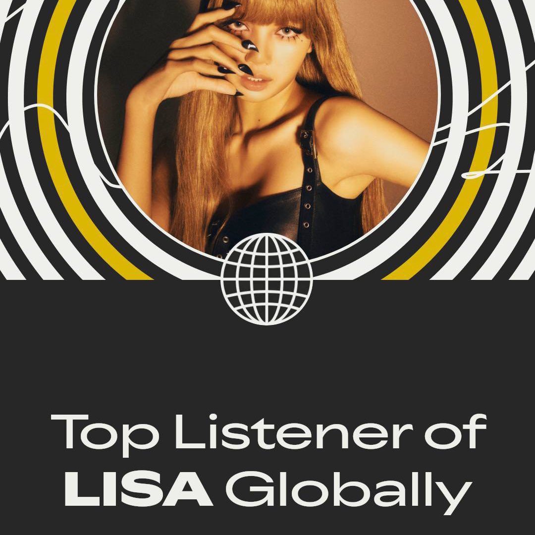 lsloops's tweet image. LISA being lsloops n.1 artist both on #SpotifyWrapped &amp;amp; #AppleMusicReplay 🙂‍↕️