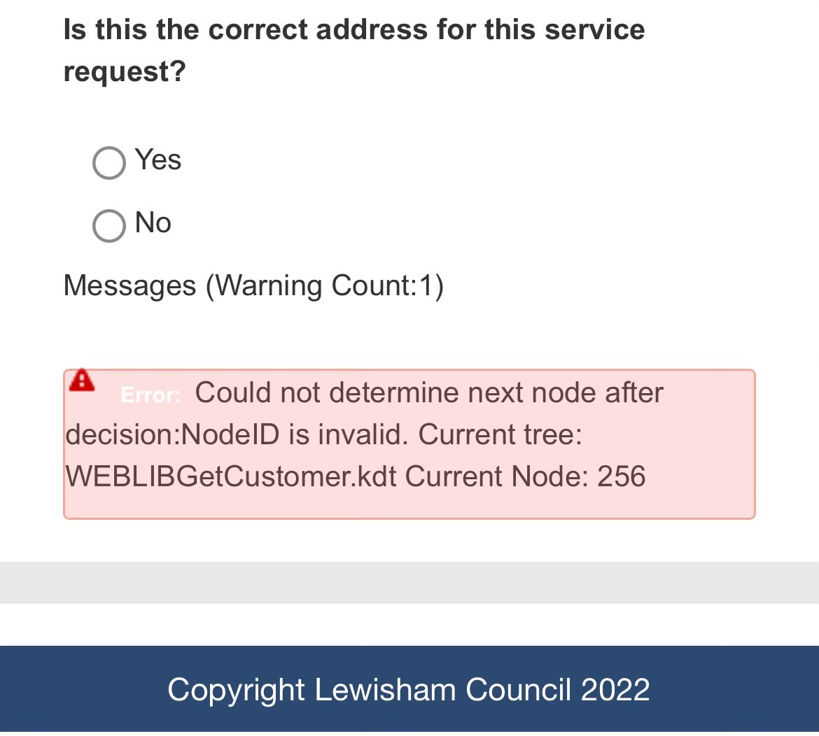 c_draper's tweet photo. @LewishamCouncil 

Trying to report a missed bin collection can I DM you here? https://t.co/2y1I9Ispfy