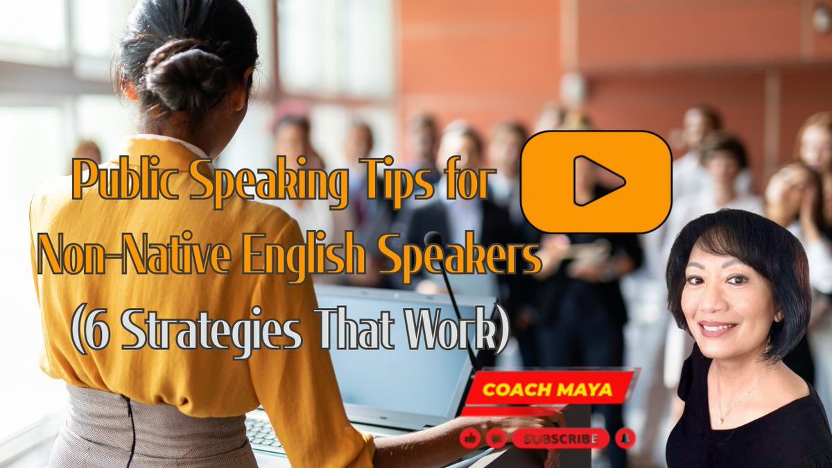 I just shared 6 strategies that actually work for non-native speakers.
Your accent is your strength.
🎥 Watch here: youtu.be/NKfmyY8Yx9E
#NonNativeSpeaker #GlobalLeadership #CrossCulturalCommunication #ExecutivePresence