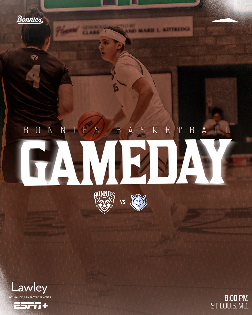 BonniesWBB's tweet image. A-10 play is here 😤

🏀 | Bonnies at Saint Louis
📍 | St. Louis, Mo.
⌚️ | 8:00 p.m. ET
📊 | stats.statbroadcast.com/broadcast/?id=…
📺 | espn.com/watch/player/_…
📻 | gobonnies.com/watch/?Live=22…

#Unfurl