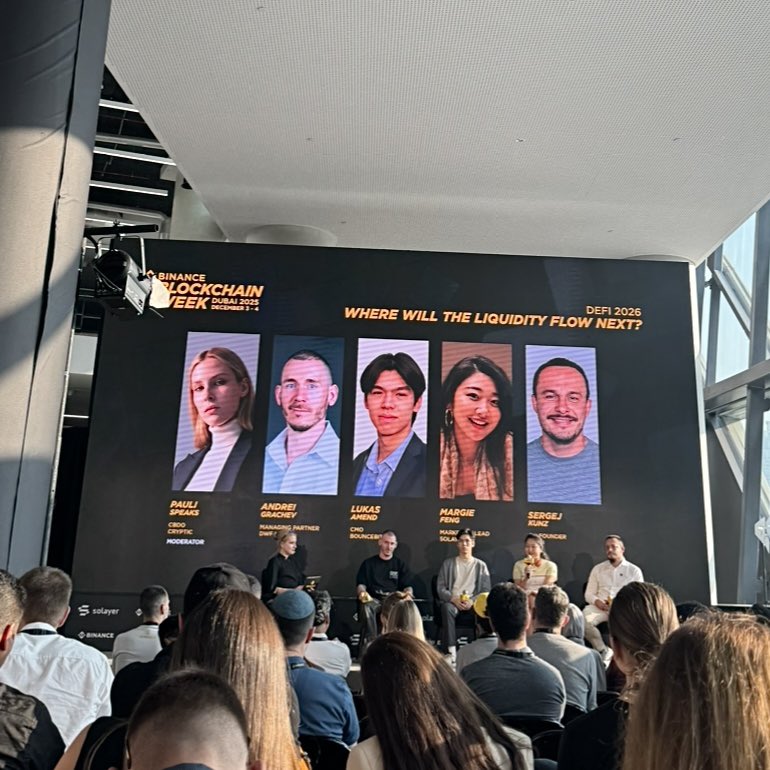 Very evident that RWA has the greatest potential to bring TradFi money to onchain liquidity

Most of 2025 was the building phase for both new entrants and infra scaling for incumbents

2026 will be the year of adoption and distribution

#BinanceBlockchainWeek