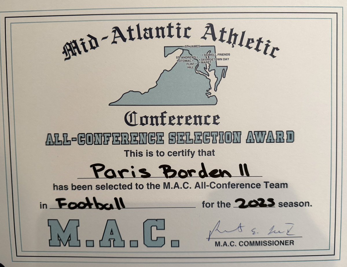 parisborden_'s tweet photo. I was selected for the 1st Team M.A.C. All Conference (defense) this year.

@CoachP_eterson @FlintHillFball #SparkTheFlint https://t.co/6H1vm5MJpy