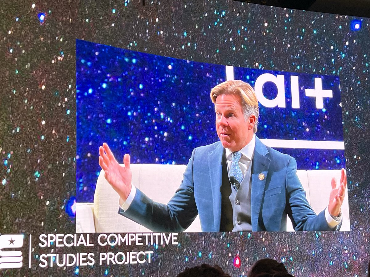 MartijnRasser's tweet photo. Day 2 of the @scsp_ai #SpaceSummit is underway. Opening remarks by Senjin Naolu. @RepHaridopolos on stage now. https://t.co/rSJucIGuk1