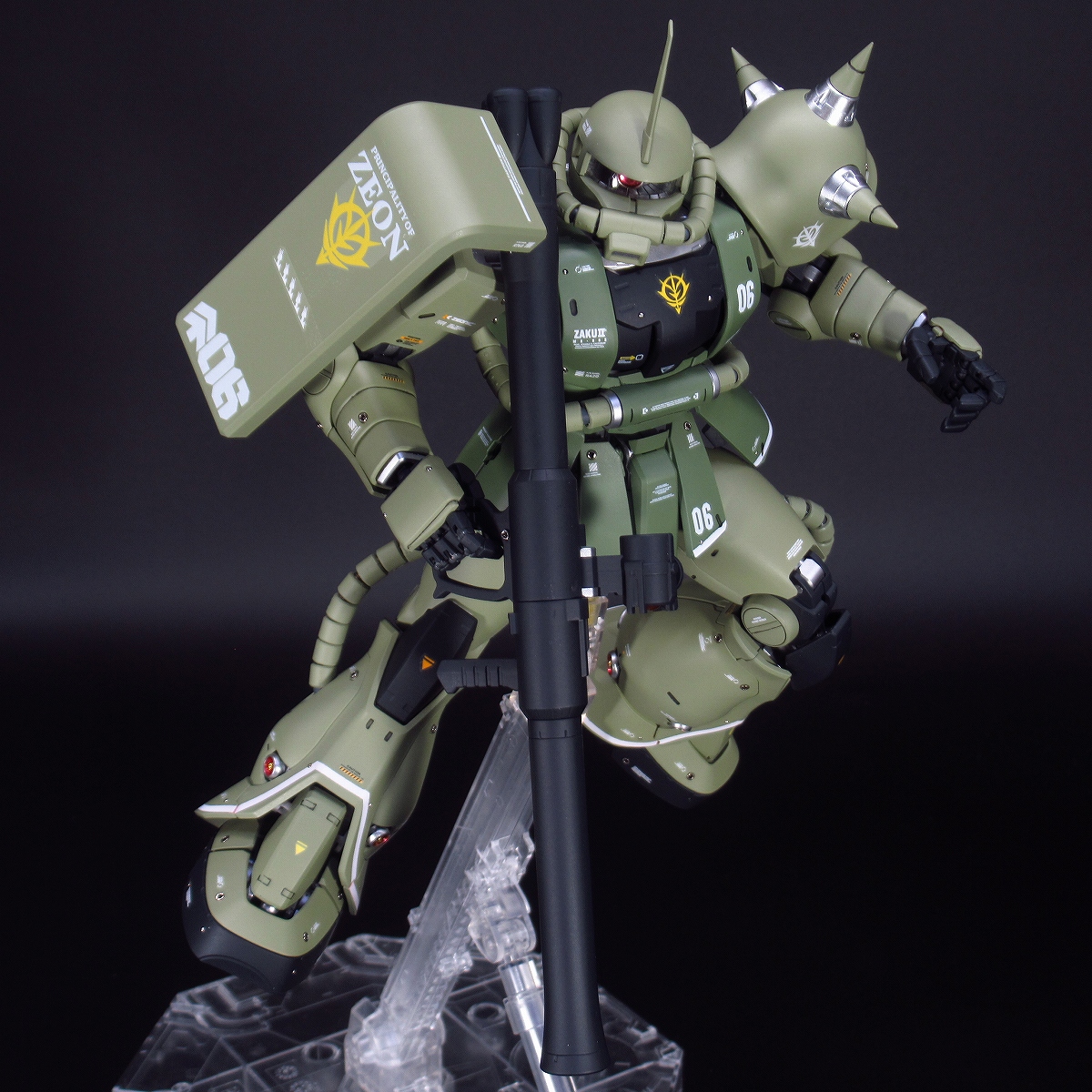 のぶ@MG 1/100 ザクⅡS型（指揮官機仕様） Ver.2.0完成