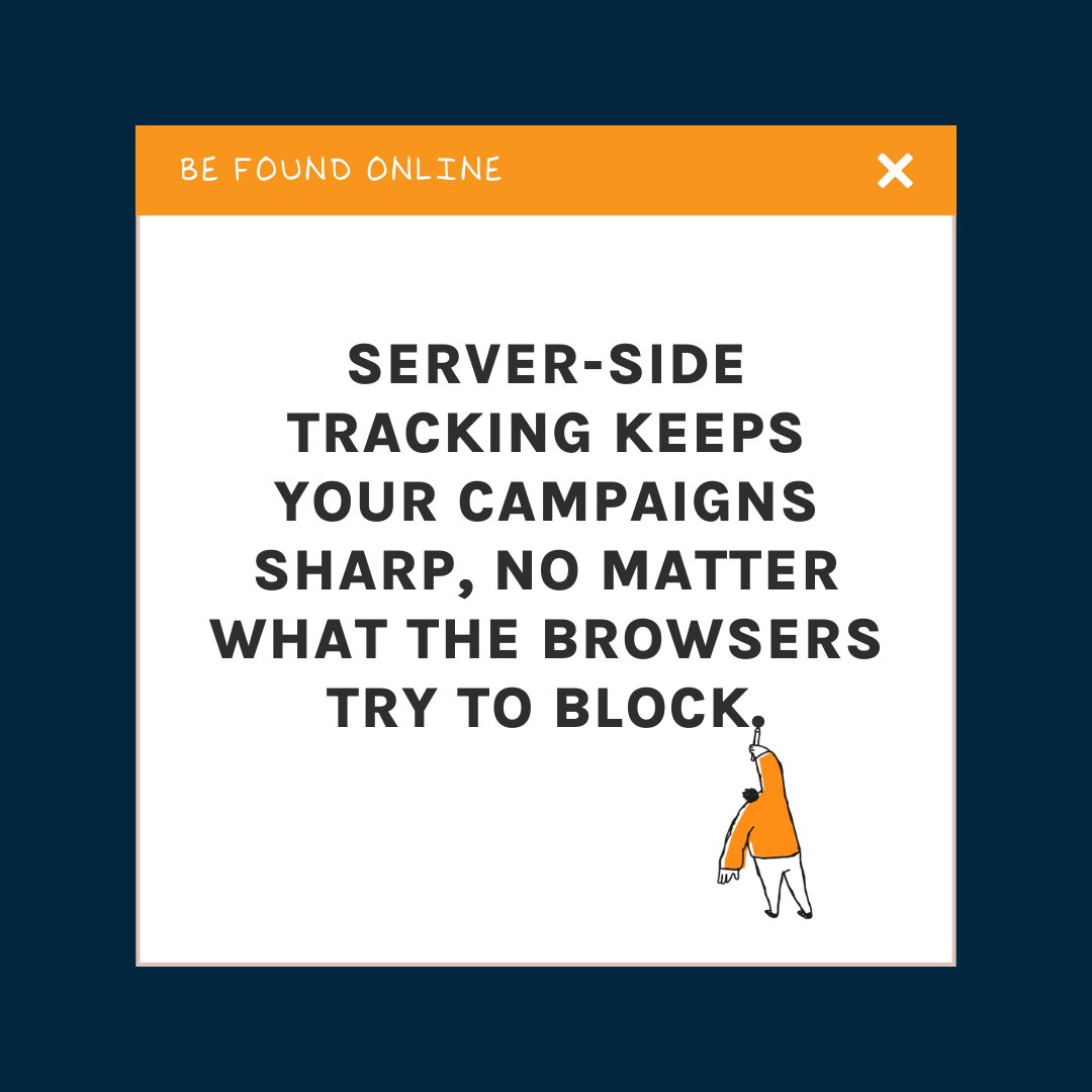BeFoundOnline's tweet image. Ad platforms are losing visibility. Attribution is getting murkier. So what’s a modern marketer to do?

Answer: Server-side tracking.

It’s more accurate, more secure, and future-proof. And yes, BFO can help you get it set up.

bfo.io/48d36Kw