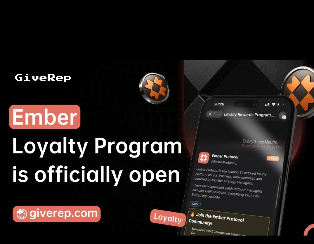 Good night legend 

<a href="/EmberProtocol/">Emberdream</a> is running through my mind with all its vaults and strategies. Built on the 

lightning-fast <a href="/SuiNetwork/">Sui</a>, incubated by Bluewater Labs, and managed by experienced Web3 curators, Ember aims to create a single liquidity layer pulling yield from