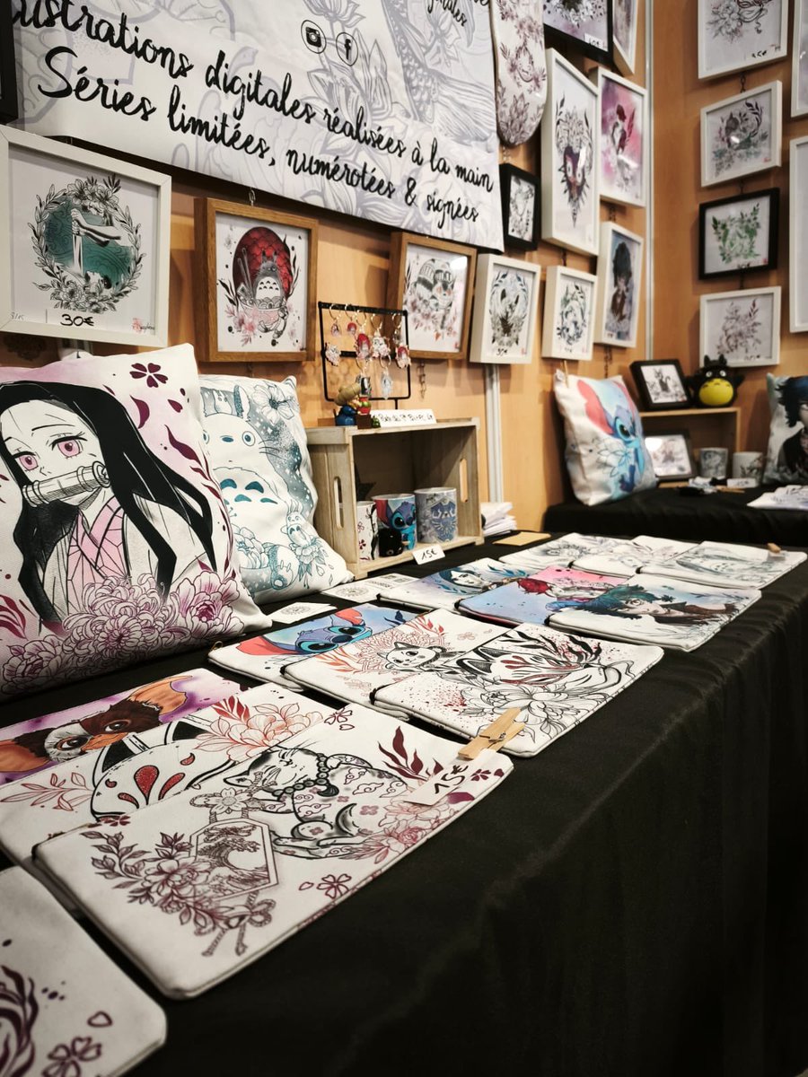 KalikaGraphisme's tweet image. Ce weekend on était à la #TGS2025 avec le stand ! #illustrationart #geek #manga #toulouse