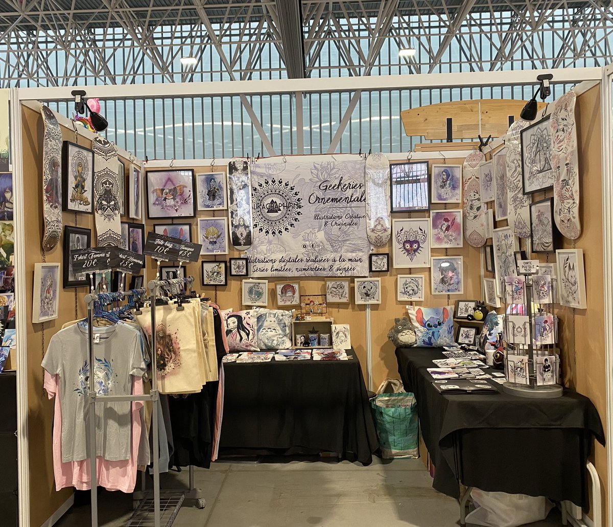 KalikaGraphisme's tweet image. Ce weekend on était à la #TGS2025 avec le stand ! #illustrationart #geek #manga #toulouse