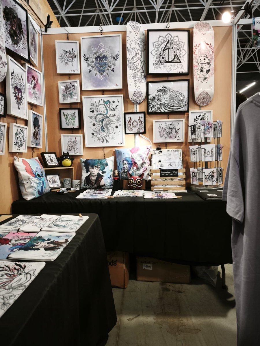 KalikaGraphisme's tweet image. Ce weekend on était à la #TGS2025 avec le stand ! #illustrationart #geek #manga #toulouse