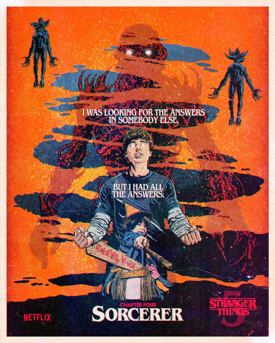miwiseven's tweet photo. the will byers posters are so beautiful i’m gonna cry https://t.co/3TvaIpl6Qg