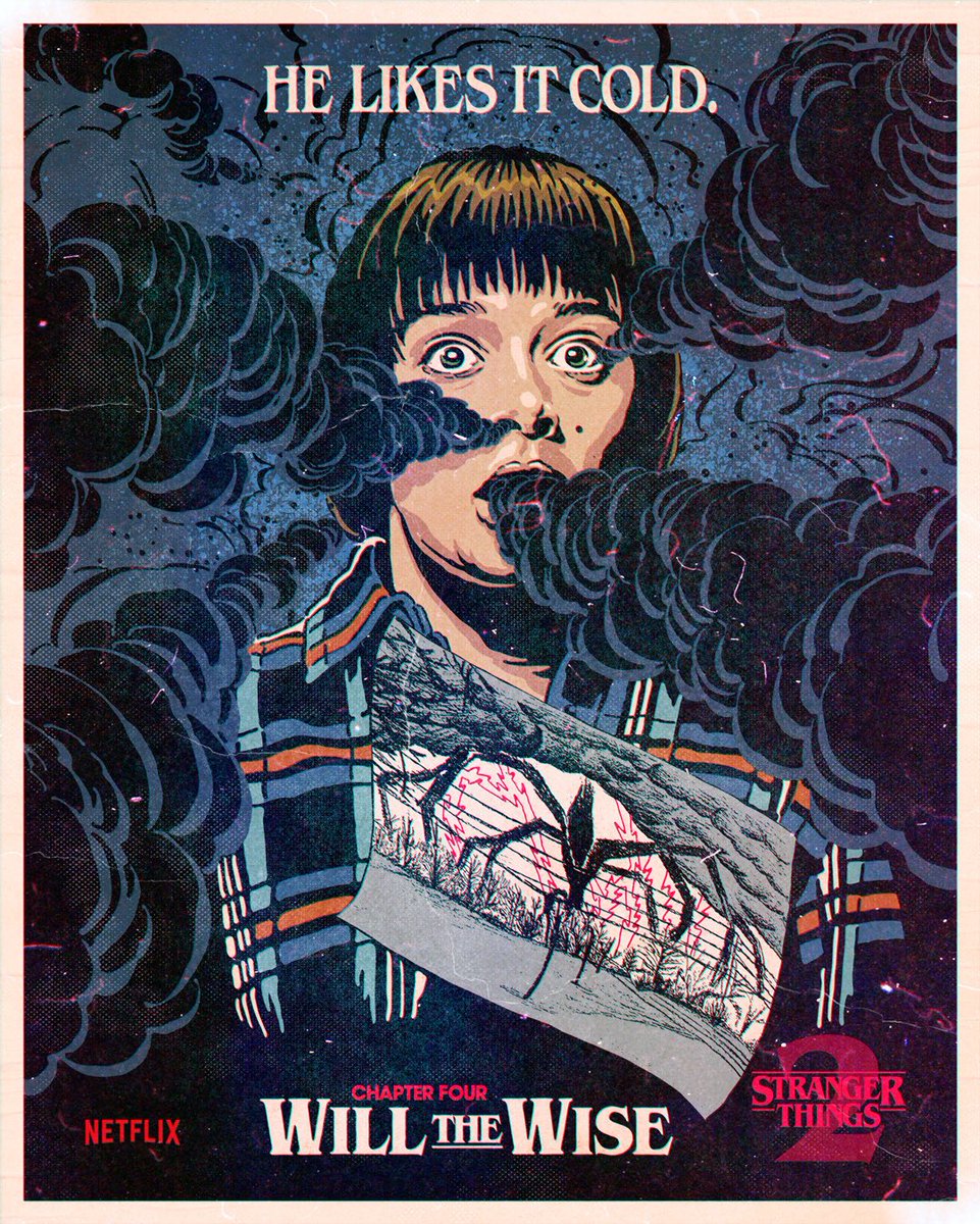 miwiseven's tweet photo. the will byers posters are so beautiful i’m gonna cry https://t.co/3TvaIpl6Qg