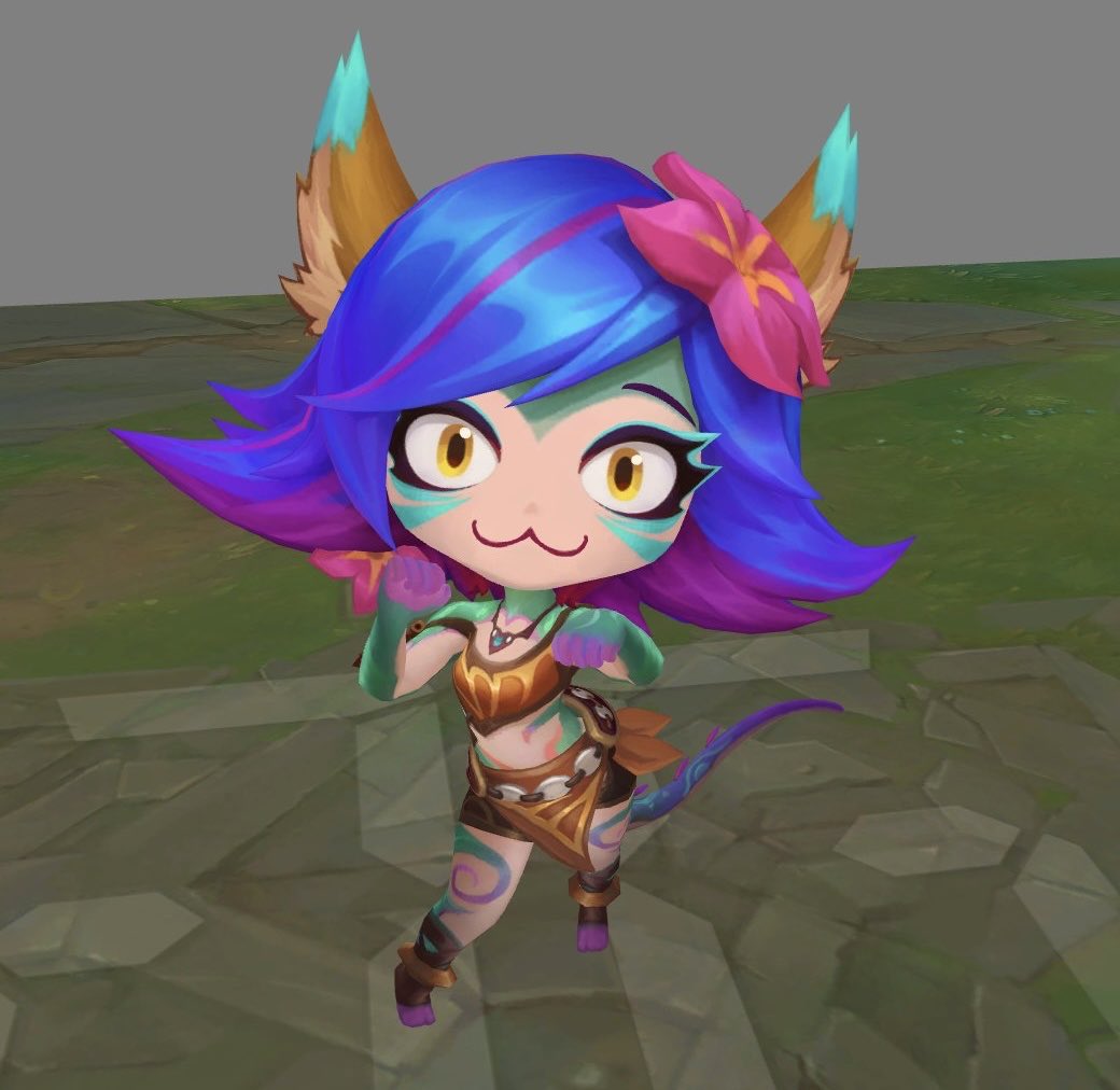 BaeksitahTV's tweet photo. ¿Team Neeko normal o Team Neeko skin? 💜✨

#Neeko #TFT https://t.co/JTZDmMIpOr