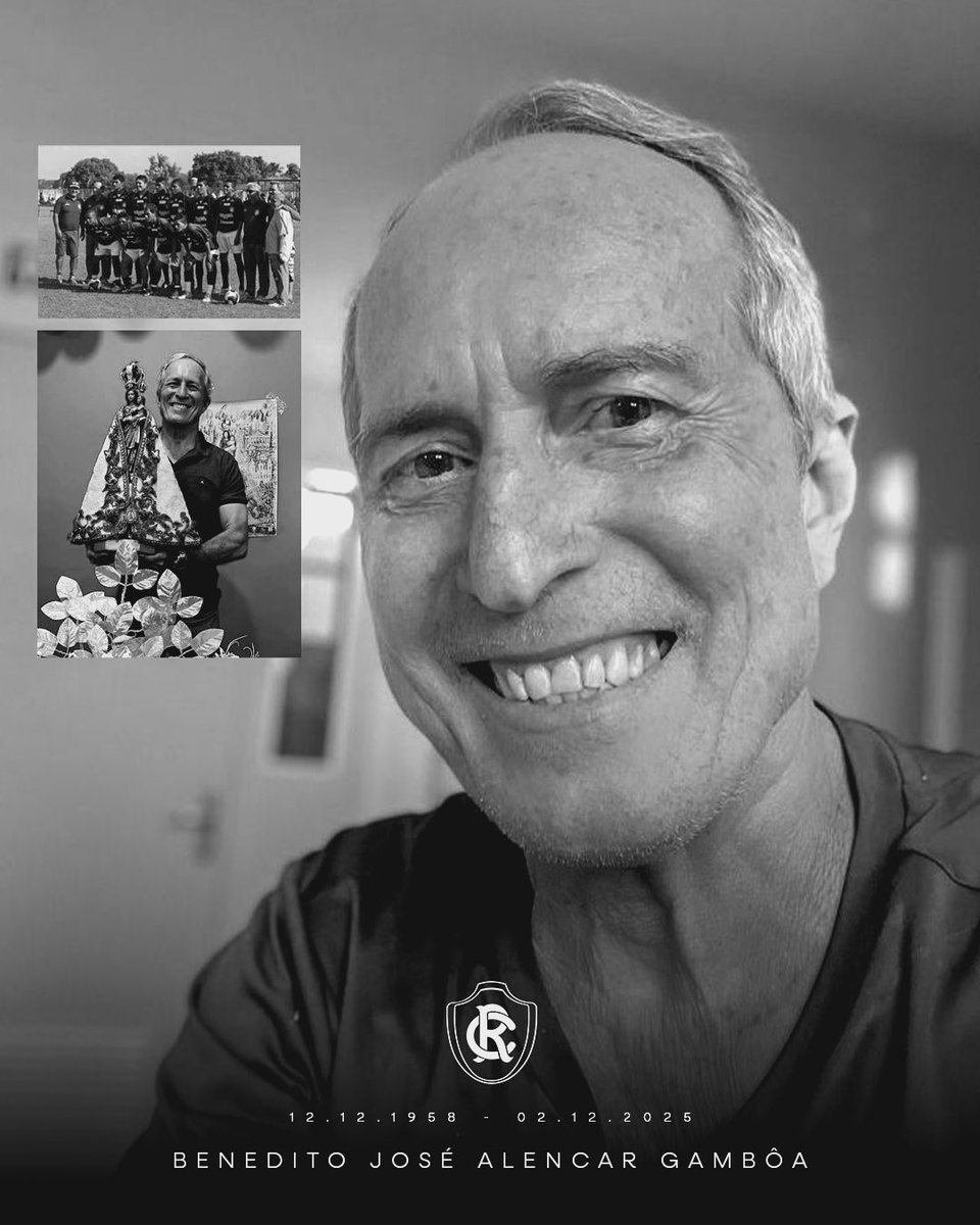 O Clube do Remo lamenta profundamente o falecimento de Benedito José Alencar Gambôa, que por diversas temporadas trabalhou no Clube do Remo como preparador físico, auxiliando diversos treinadores que passaram pelo Banpará Baenão, além de contribuir também na formação dos atletas