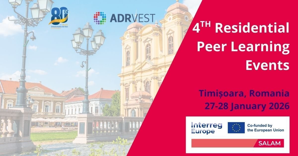EARLALL is delighted to take part in the upcoming transnational meeting for the #SALAMInterreg project.

📅 27–28 January 2026
📍 Timișoara, Romania

Read more lnkd.in/duqUCQvy

Read more about the Timiș County Local Support Team  lnkd.in/dxSwdJrP
