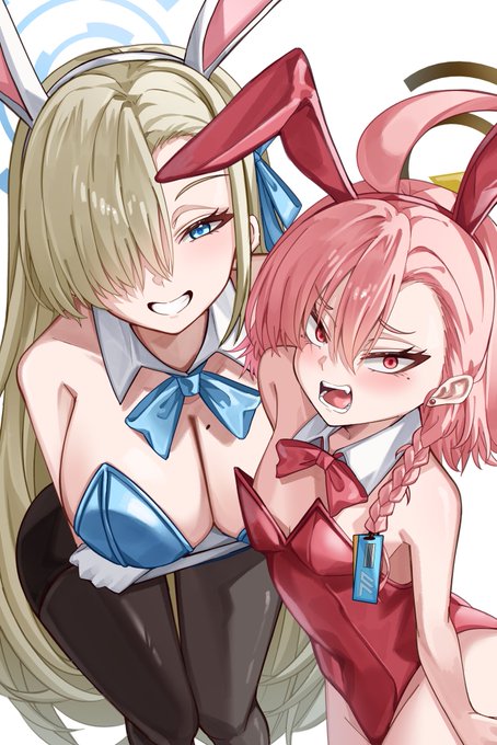 バニーネルとバニーアスナ
#ブルアカ 