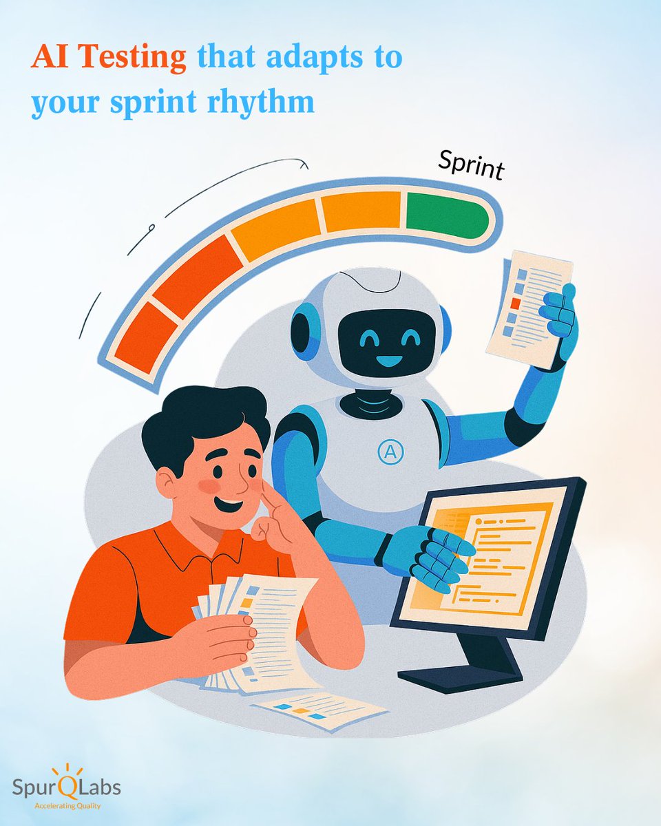 spurqlabs's tweet image. AI that moves with your sprint — not against it.
Smarter testing. Faster releases. Happier teams.
.

.

.
#SpurQLabs #AITesting #Aiintesting #QAEngineering #AgileTesting #SprintReady #TestAutomation #QualityEngineering #SoftwareQuality #SoftwareTesting #sprint
