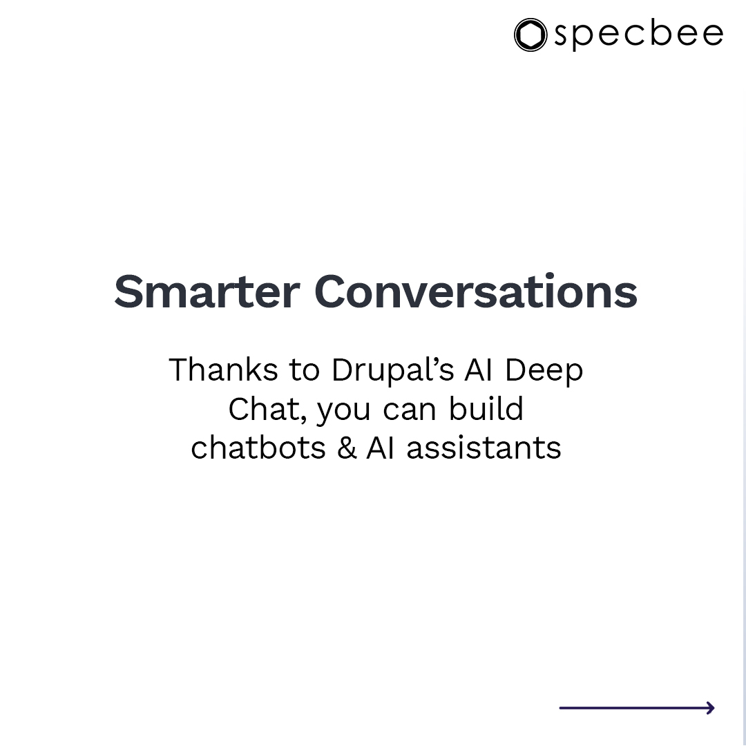 specbee's tweet image. Ready to let your CMS think for you?

Read the full blog here: specbee.com/blogs/drupal-ai

#drupaldevelopment #ai #digitalexperience #futureready #martech #innovation
