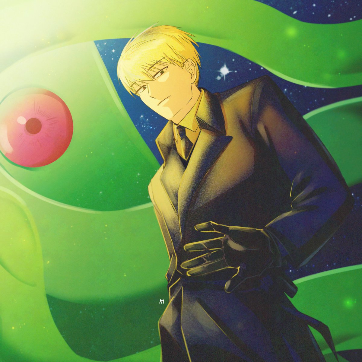 wn_draw_M's tweet image. 외계인 수고했어~