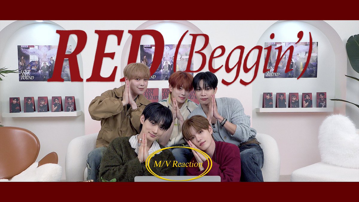 the_verivery's tweet photo. VERIVERY - 'RED (Beggin')' M/V Reaction
 
▶ https://t.co/B6GoUxL6Qj 
 
#베리베리 #VERIVERY #VRVR
#RED #RED_Beggin 
#Lost_and_Found https://t.co/y25fi0dMUp