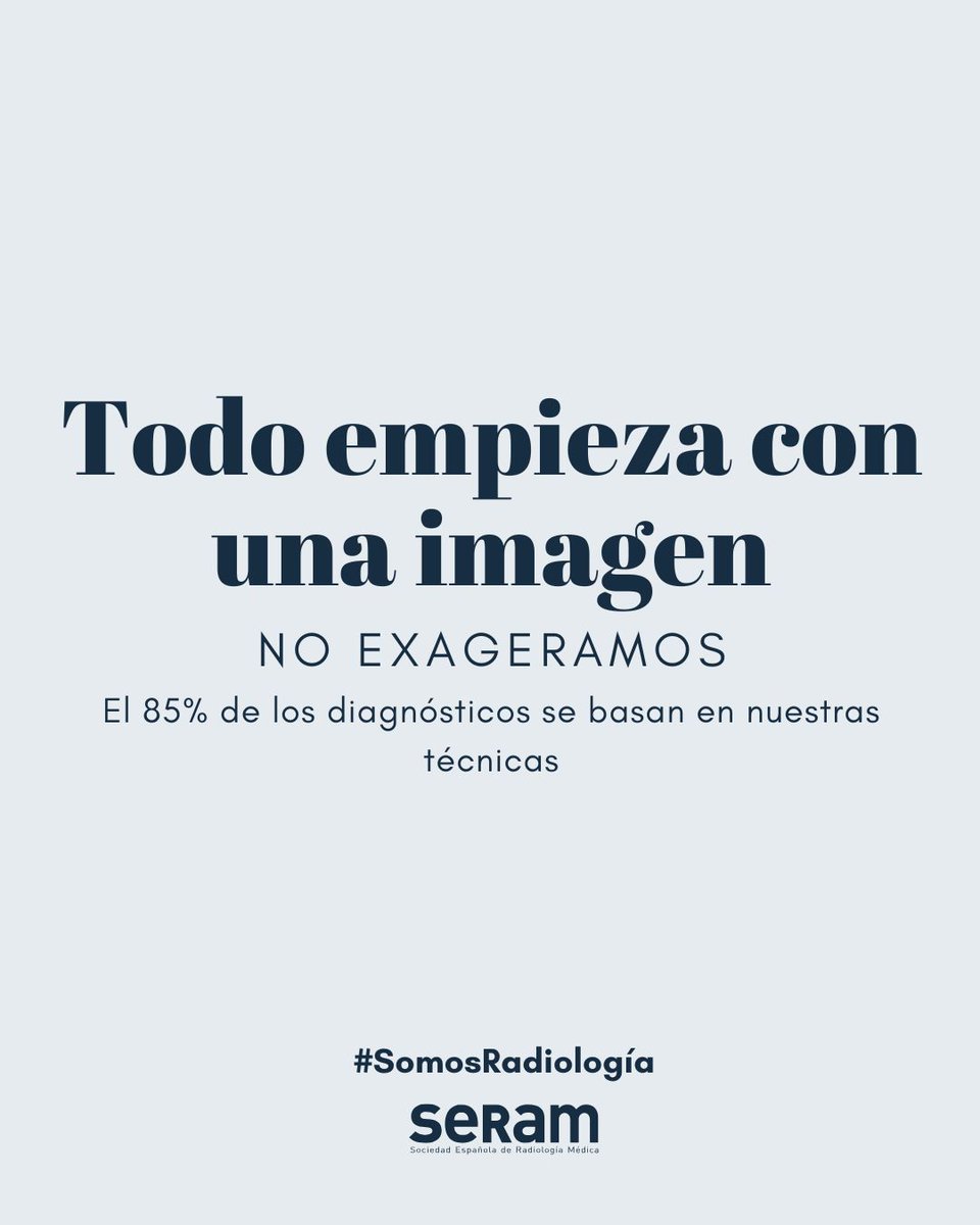 SERAM_RX's tweet photo. ¡Feliz #DíaDelMédico! 🎉 Desde la #SERAM celebramos a quienes hacen que la radiología sea una de las especialidades más completas y transformadoras de la medicina

#SomosRadiología por muchos motivos 💪 https://t.co/17OLhAPeBG