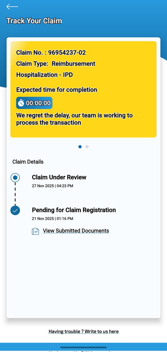 humanrightindia's tweet photo. @careinsuranceIN Why is there an unnecessary delay to release the claim by #CareInsurance Team &amp; #GRO Nitin Singla? Why senior citizens need to lodge a Complaint in #IRDAI for Reburshment Claim settlement within Timeline despite Original Document Submitted in Mumbai Mulund Branch https://t.co/kCUIIusy3Z