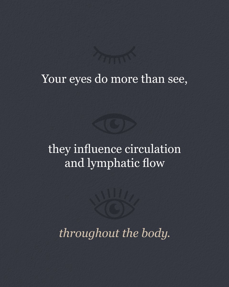 circuhealth's tweet image. The #VisualSystem is closely linked to the nervous system and the muscles and tissues around the head and neck. Eye movements, focus, and visual processing can affect posture, neck tension, and ultimately the efficiency of blood and lymph flow.