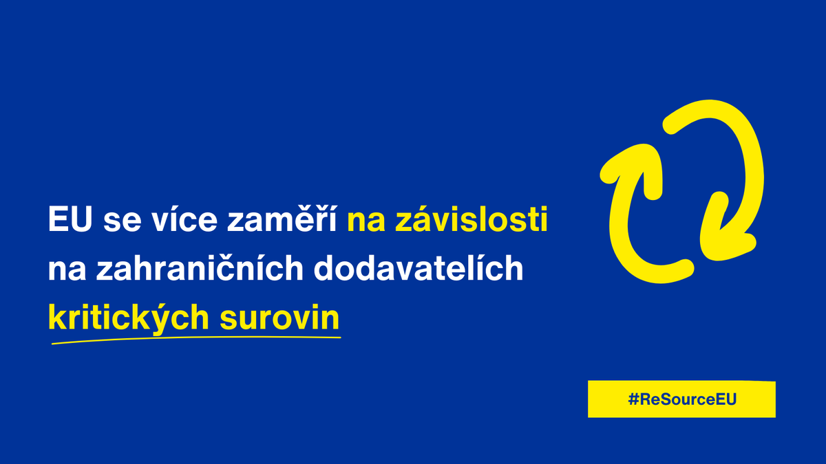 ZEK_Praha's tweet photo. 🧵1/2
Evropa musí chránit svou ekonomiku.
Komise proto v rámci nového přístupu k ekonomické bezpečnosti navrhla iniciativu ResourceEU.
#ResourceEU se zaměří na nadměrné závislosti Evropy na zahraničních dodavatelích kritických surovin a komponent.
Více👉https://t.co/4GCGHZYF3a https://t.co/duMhrNyzW2