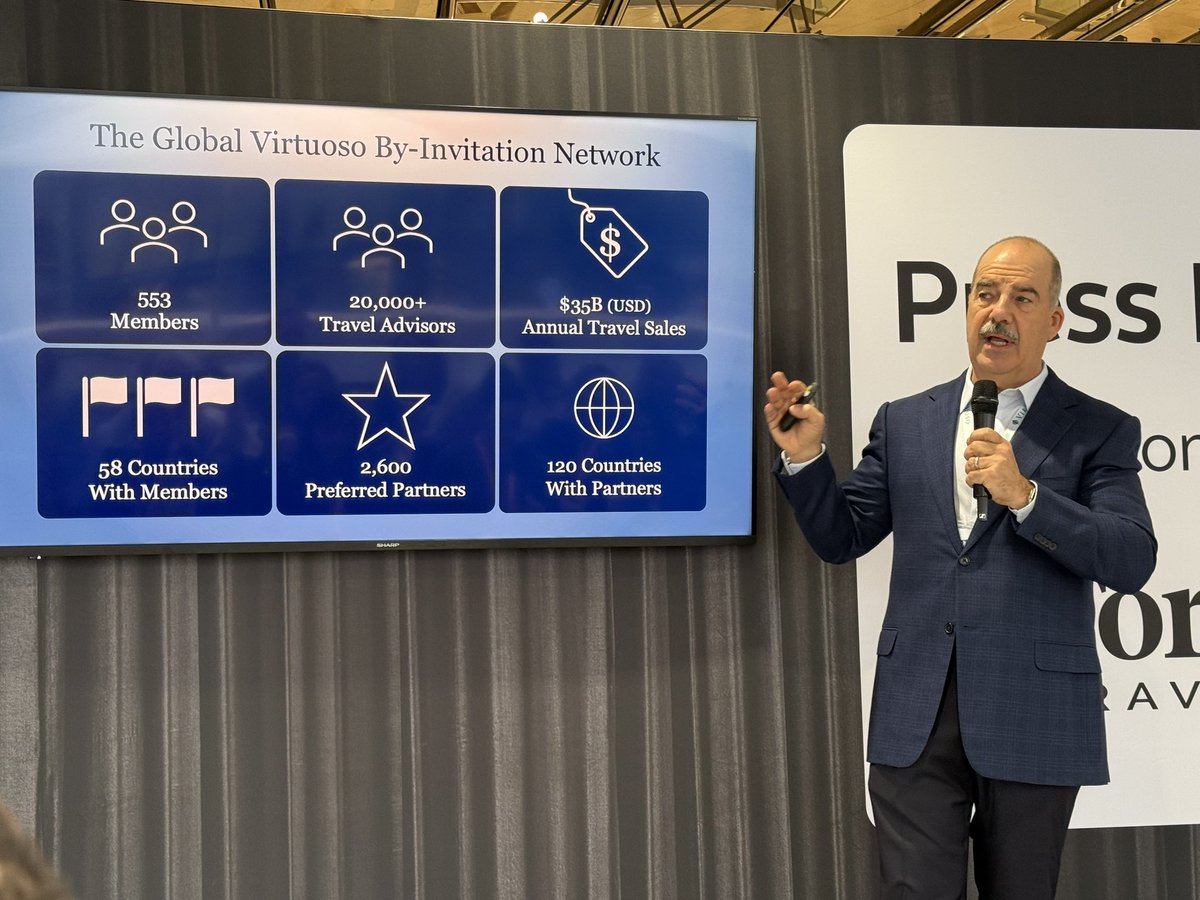 Grateful for inspiring conversations with one of the visionaries behind today’s most influential luxury travel network. Thanks Matthew Upchurch!  <a href="/Virtuoso/">Virtuoso Travel</a> <a href="/ILTM_events/">ILTM</a> #luxurytravel #iltmcannes