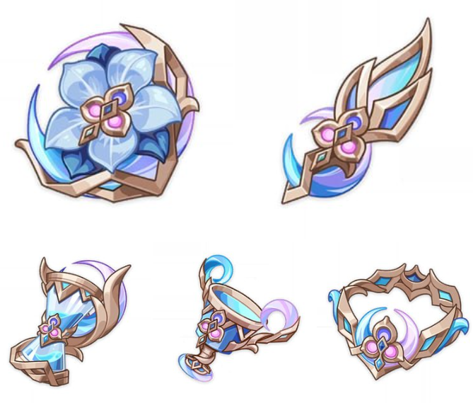 GenshinUniverse's tweet photo. New Set - Moonlit Offering's Silver Crown

#GenshinImpact https://t.co/NvXt85GqCt