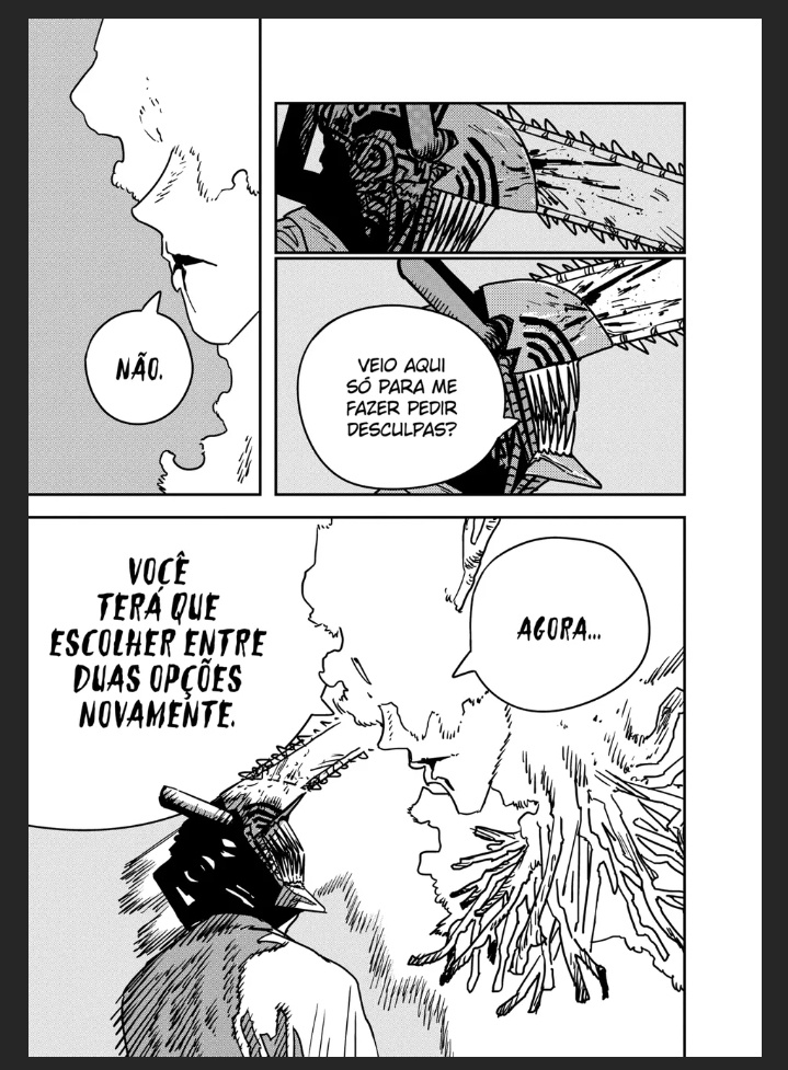 Herta583421's tweet photo. O Denji escolherá o destino do mundo. A decisão nunca foi o que imaginávamos. O final da obra não é o fim da Yoru.
"Asa ou Yoru?".
"Eu devo matá-las?".
Não, não é isso.
"Sofrimento perpétuo ou Morte?".
Sim, escolha, por favor.
#ChainsawMan #Shi #FireDevil #Denji #Asa #Yoru https://t.co/9HrmDEtnCE