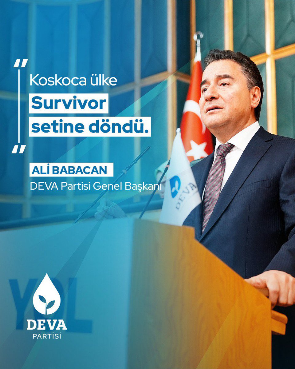 avertugrulkaya's tweet image. Ali Babacan: “Türkiye, üç kuruşla hayatta kalmaya çalışanların ülkesi oldu.

Dar ve sabit gelirli milyonlar, enflasyonun ağır yükü altında ezildi, ezdirildi.

Koskoca ülke Survivor âdeta setine dönüştü.

Bu tablo bizi kahrediyor.”