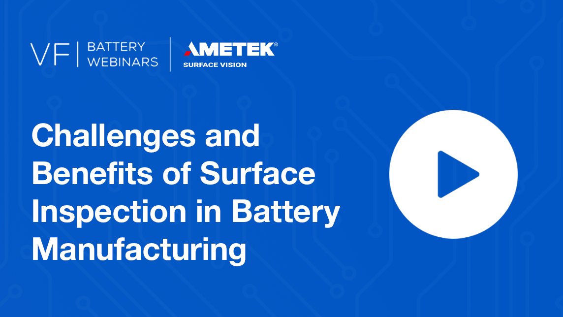 Missed our live session with Volta Foundation?

Now’s your chance to catch up! The webinar “Challenges and Benefits of Surface Inspection in Battery Manufacturing” is available on demand.

Discover how flexible, proven inspection systems help manufacturers:

✅ Detect and