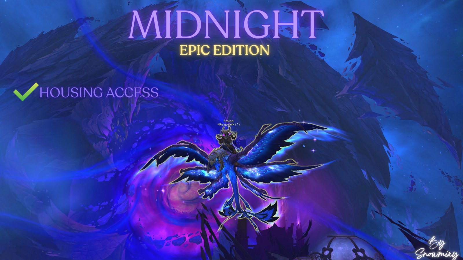 Housing is now live!! Thanks to Blizzard I have an Midnight Epic Edition key to giveaway, which will also grant access to early access housing!! To enter: ✅Follow: @snowmixy 🩷Like 🔄Retweet 🗨️Comment: What theme will your house be? Winner will be drawn Dec 9! #WoW_Partner https://t.co/Mw0q83YJw6