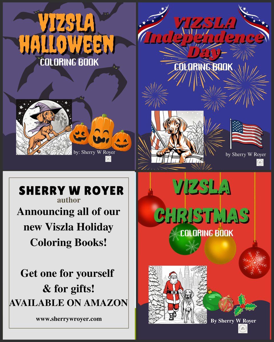 MyVintageFarm's tweet image. Dutch is on his goodest boy behavior because he was told Santa Paws is watching🎄
🐾
Check out the Vizsla Coloring Books  -get your copies
🖍️
🐾 sherrywroyer.com 
🖍️
🐾
#vizsla #christmas #santapaws  #coloringbook #vizslabook #vernavizsla #sherrywroyer   #vintagefarmlife