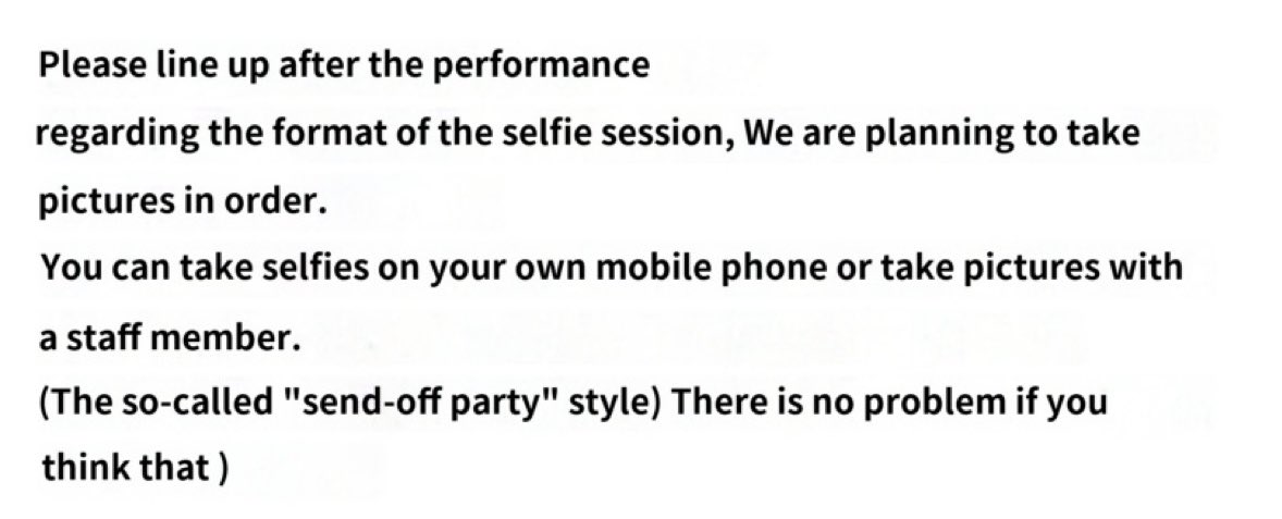 enjieLou's tweet image. OP inquired with the organizer regarding the &apos;1:1 selfie&apos; benefit for Arcadia in Yokohama, they told op that after the performance they plan to have the fans line up and you will either choose to take a selfie with Jongdae or have a staff take your photo with him (all using your…