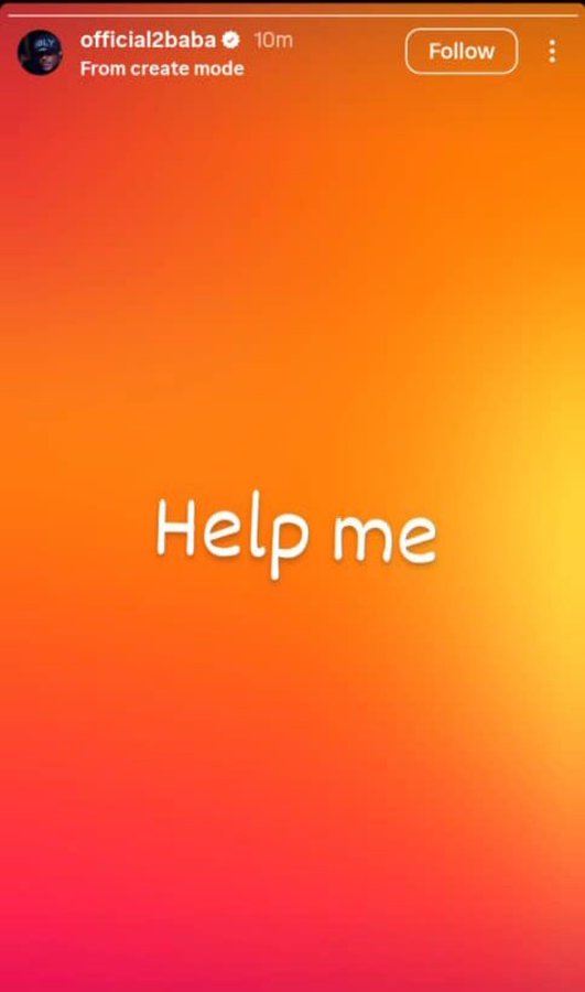 Why are Nigerians  neglecting 2baba? He said he needs help.🥲

Don't come tomorrow and say he didn't speak up o😒 

#2face | 2Baba | Ivana