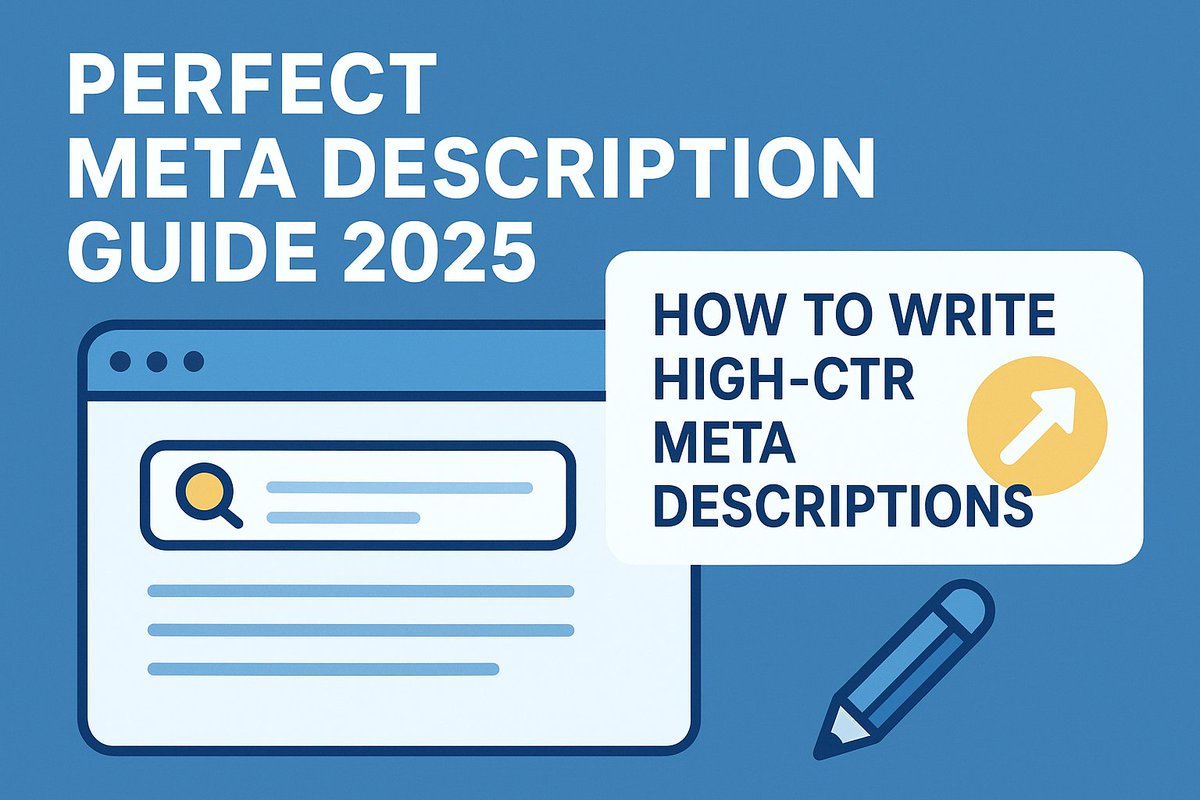 Pradeep50514375's tweet photo. 🚀 Master the art of writing perfect meta descriptions!
Simple tweaks can boost your CTR & SEO performance instantly.
Deep guide here 👉 https://t.co/e6XYBB6FRM
#SEO #MetaDescription #DigitalMarketing https://t.co/uftSoDnjpt