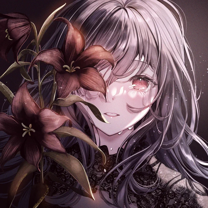 涙は花の陰に