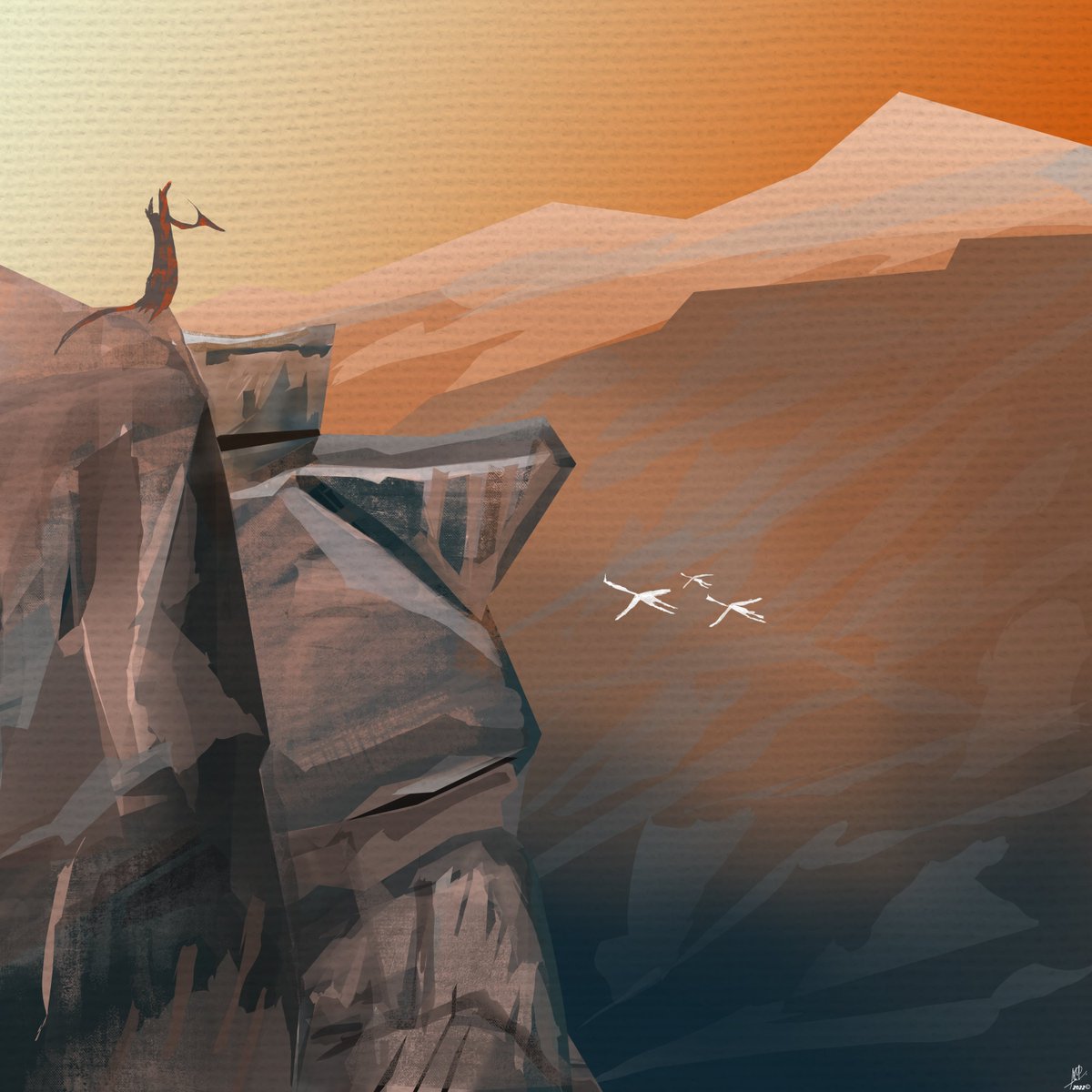 AMDesignWorks's tweet image. Roca.
Una escena de un planeta, un depredador espera pacientemente el paso de su presa.
@Lucalucaeluca
#arte #pintura #digitalpainting #art #artist🇻🇪