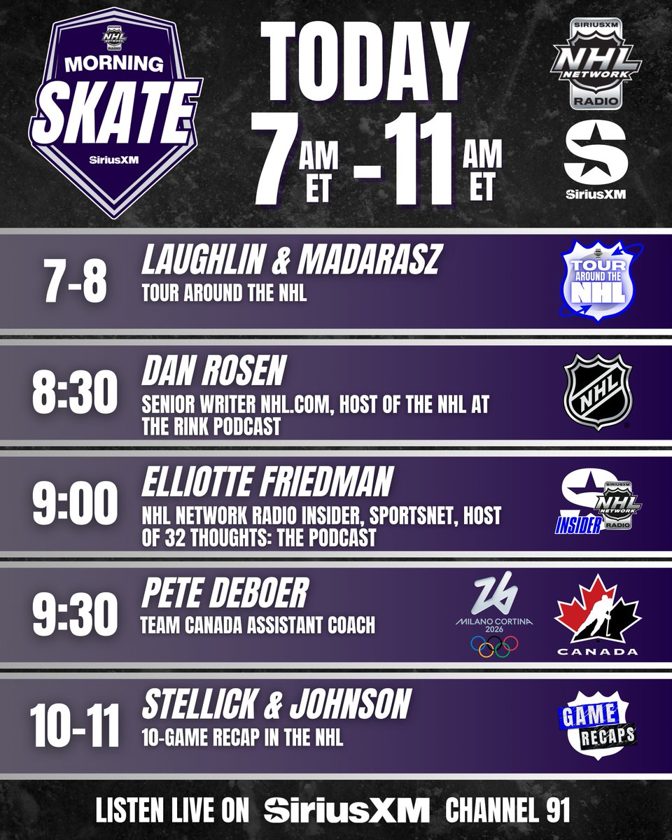 SiriusXM NHL Network Radio tweet media