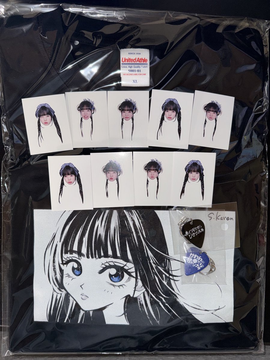 空詩かれん生誕グッズ届いたー!! Tシャツまじかわいいこれ 空詩かれん生誕グッズ届いたー!! Tシャツまじかわいいこれ