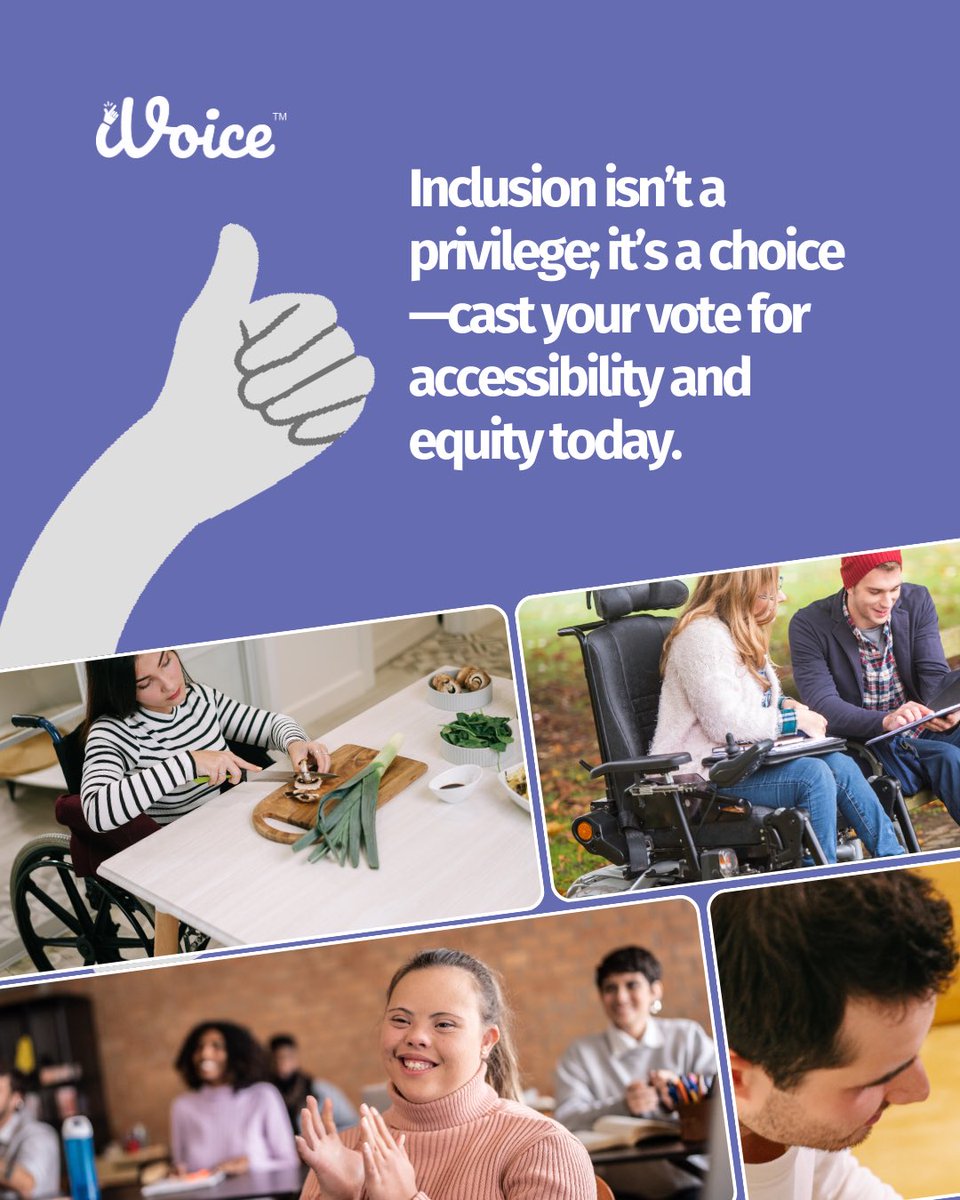 ivoice_today's tweet photo. "More than 1.3 billion people almost 16 percent of the world live with disabilities. Many still face barriers that limit opportunity and dignity. Let us push for true inclusion. Visit iVoice at https://t.co/ZbmtpPlgFx 

Every vote and every voice matters.

#WorldDisabilityDay https://t.co/nxnm3AhyVu