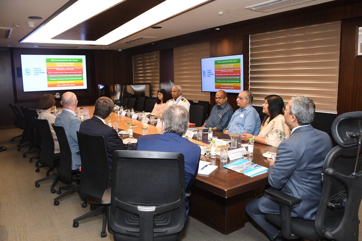 जवाहरलाल नेहरू पत्तन प्राधिकरण (JNPA) tweet media